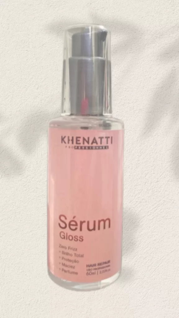 Sérum Gloss para cabelos Khenatti